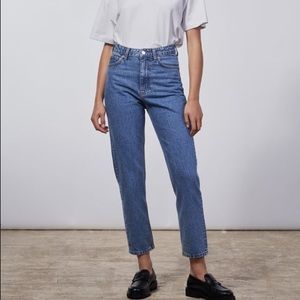 Zara High Waist Mom Jeans